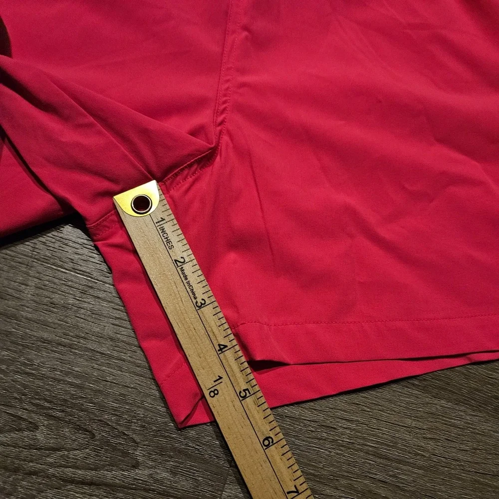 Polo Ralph Lauren Mens L Stretch Slim Fit Swim Trunks Pink Traveler Shorts